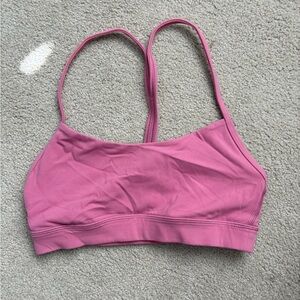 Lululemon pink Flow Y Bra Nulu Light Support, A–C Cups